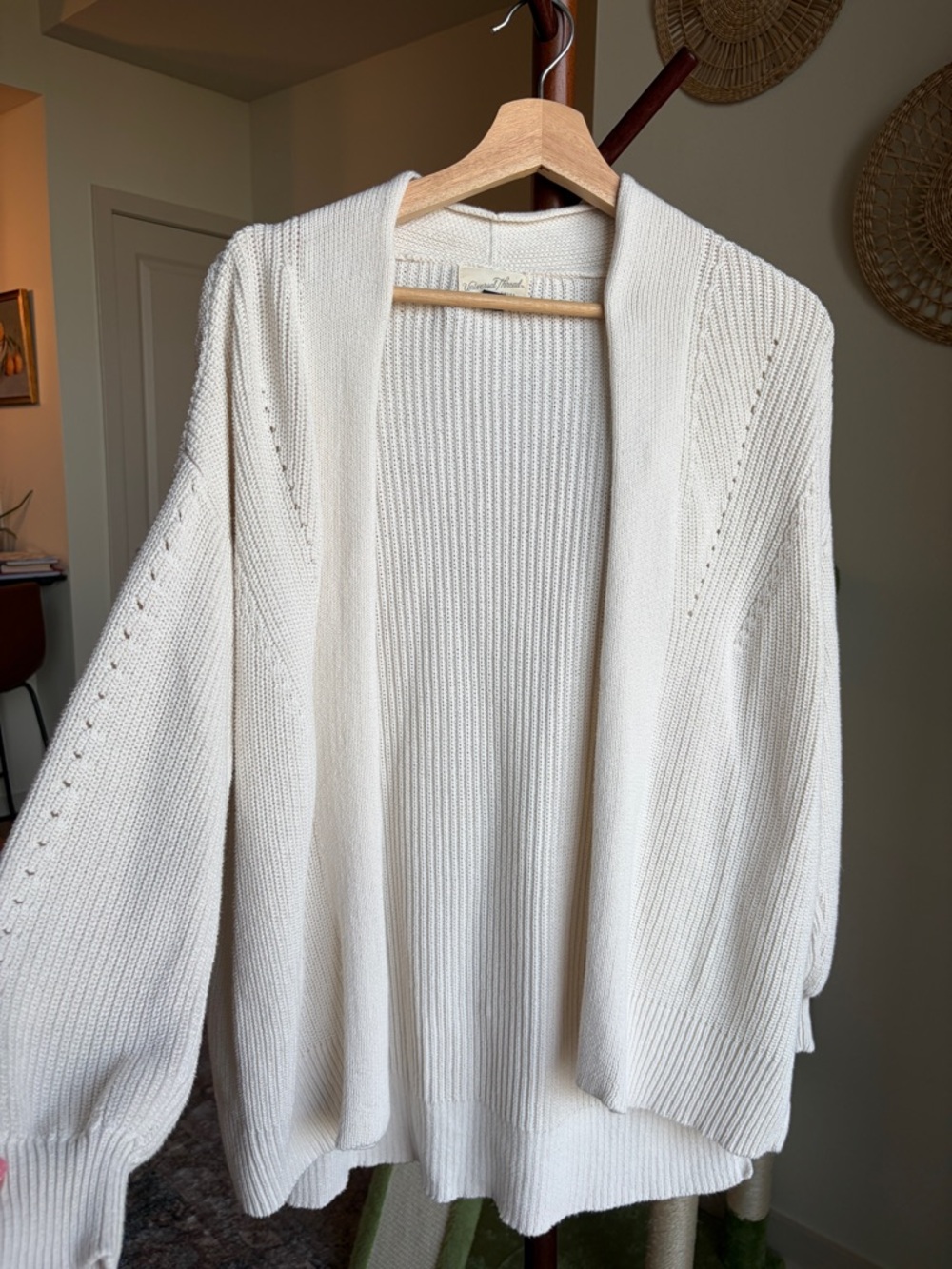 CREAM KNIT CARDIGAN